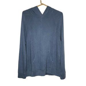 Daily Ritual Popover Hooded Sweatshirt  Lg Blue